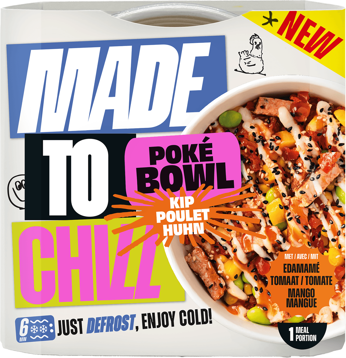 Made To Chill Poké Bowl Chicken pack